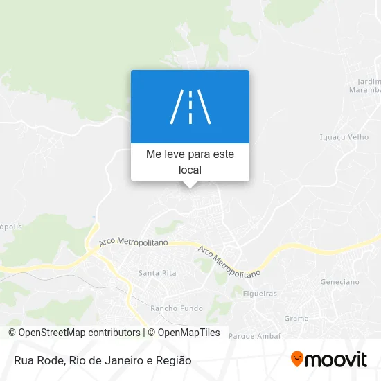 Rua Rode mapa