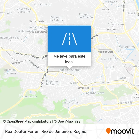 Rua Doutor Ferrari mapa