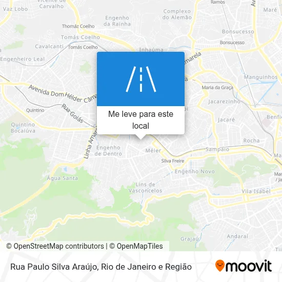 Rua Paulo Silva Araújo mapa
