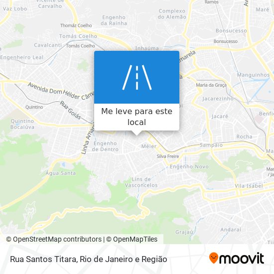 Rua Santos Titara mapa
