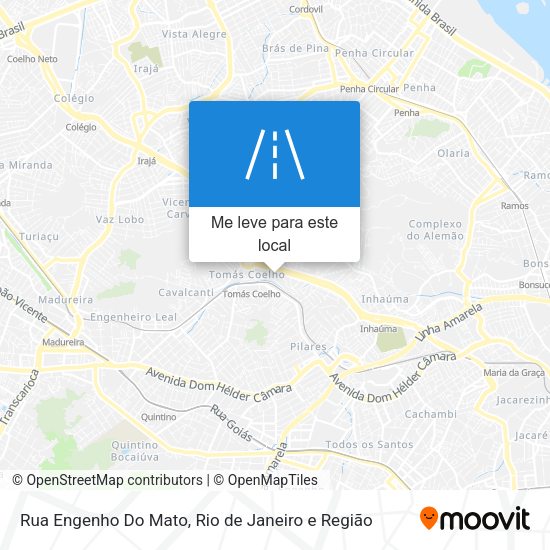 Rua Engenho Do Mato mapa