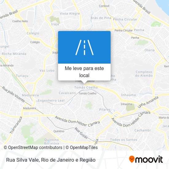 Rua Silva Vale mapa