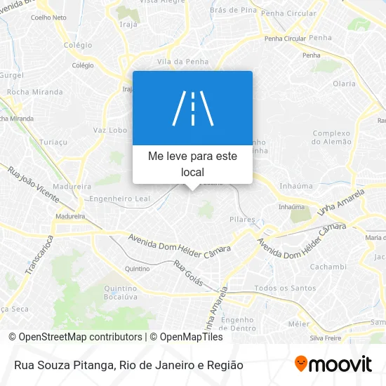 Rua Souza Pitanga mapa