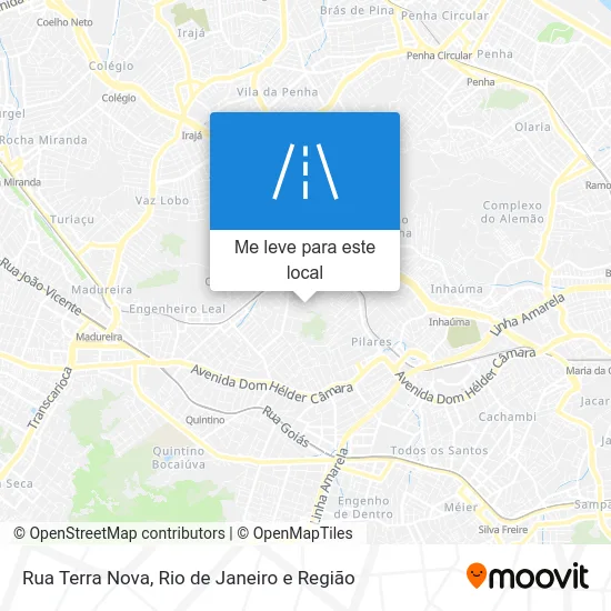 Rua Terra Nova mapa