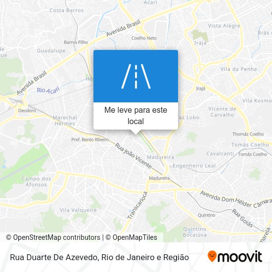 Rua Duarte De Azevedo mapa