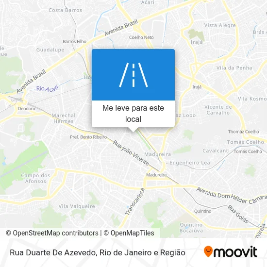 Rua Duarte De Azevedo mapa