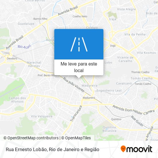 Rua Ernesto Lobão mapa