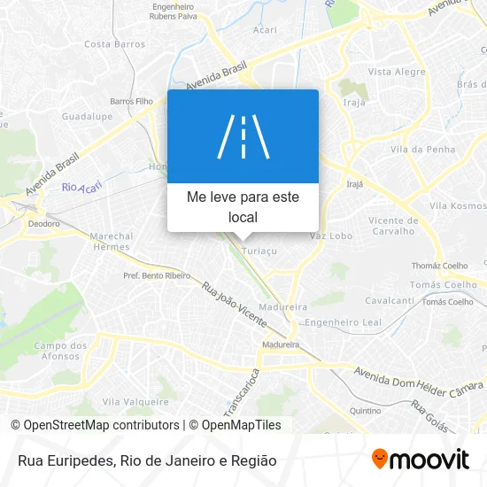 Rua Euripedes mapa