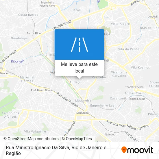 Rua Ministro Ignacio Da Silva mapa