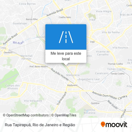 Rua Tapirapuã mapa
