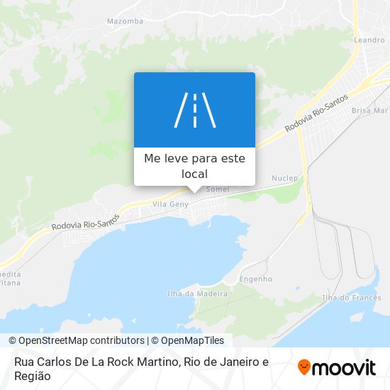 Rua Carlos De La Rock Martino mapa