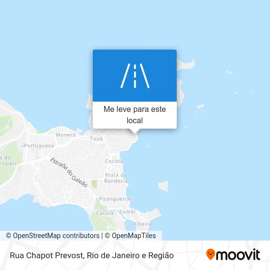 Rua Chapot Prevost mapa