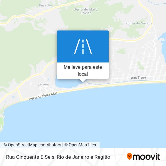 Rua Cinquenta E Seis mapa