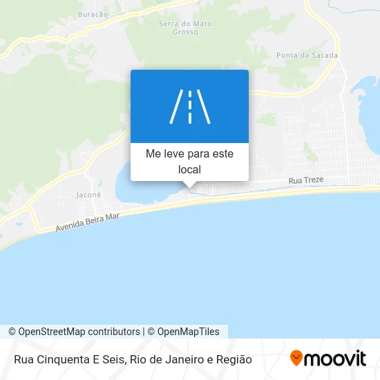 Rua Cinquenta E Seis mapa