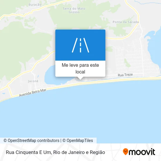 Rua Cinquenta E Um mapa