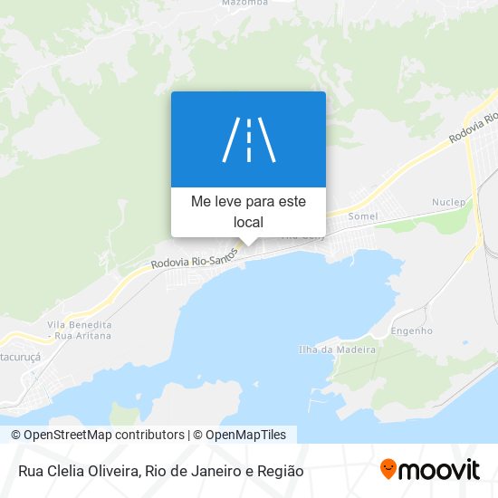 Rua Clelia Oliveira mapa