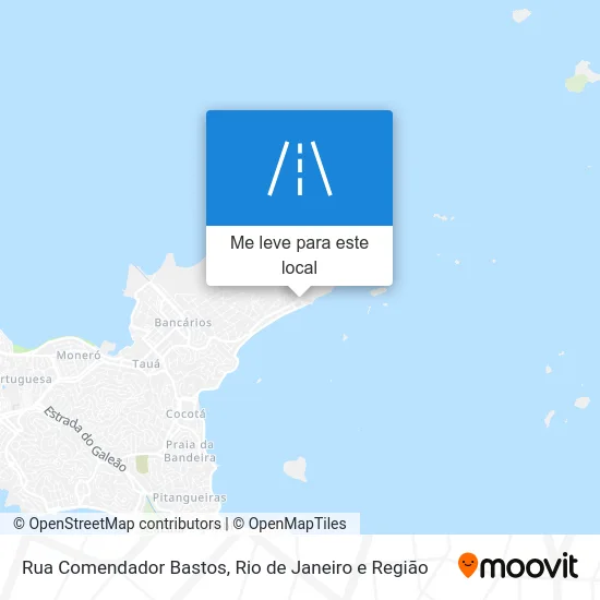 Rua Comendador Bastos mapa