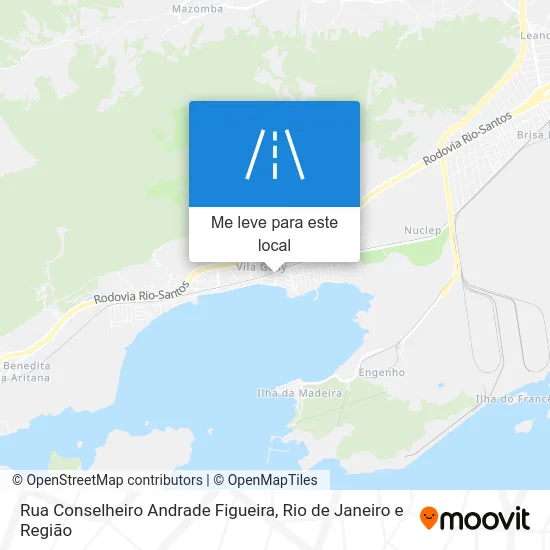Rua Conselheiro Andrade Figueira mapa