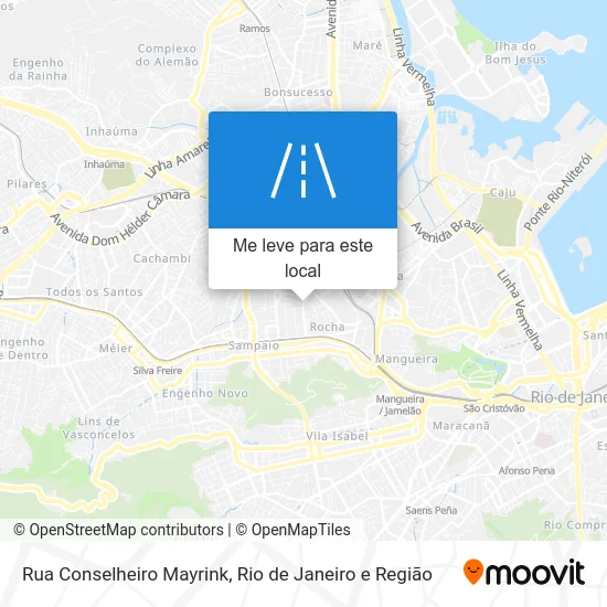 Rua Conselheiro Mayrink mapa