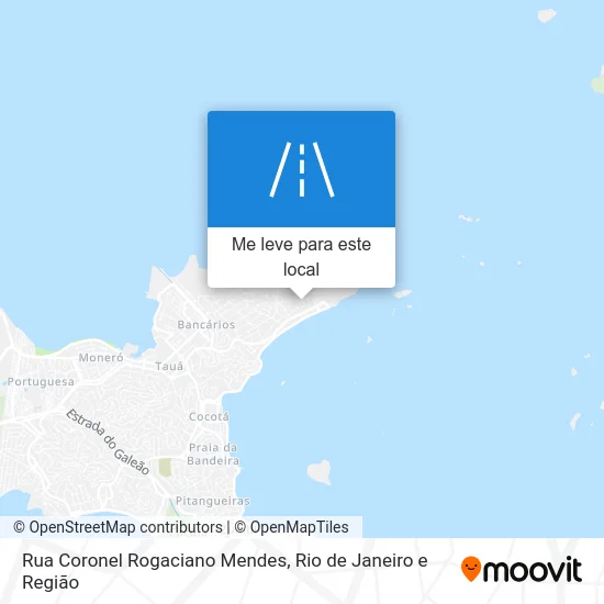 Rua Coronel Rogaciano Mendes mapa
