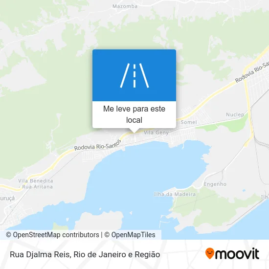 Rua Djalma Reis mapa