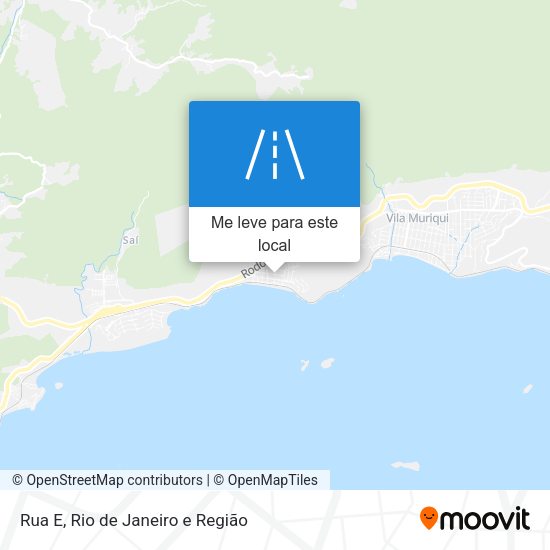 Rua E mapa