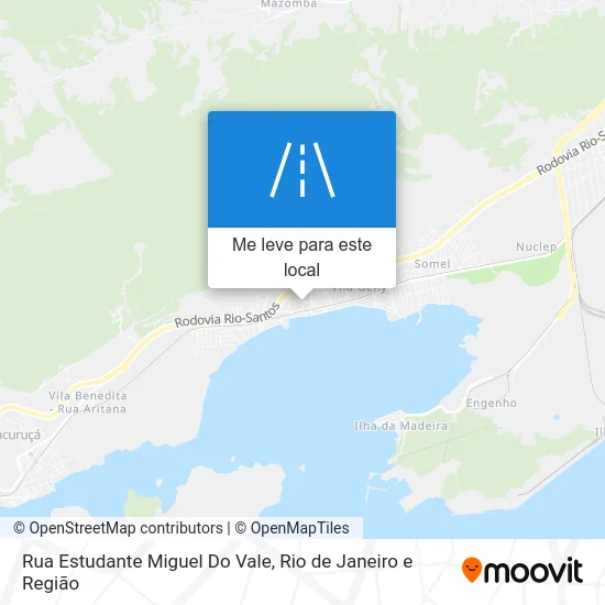Rua Estudante Miguel Do Vale mapa