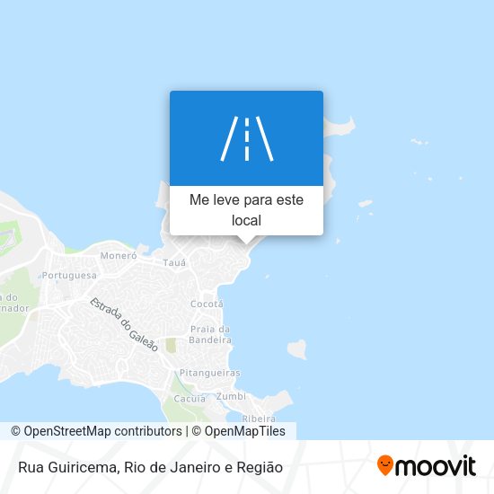 Rua Guiricema mapa