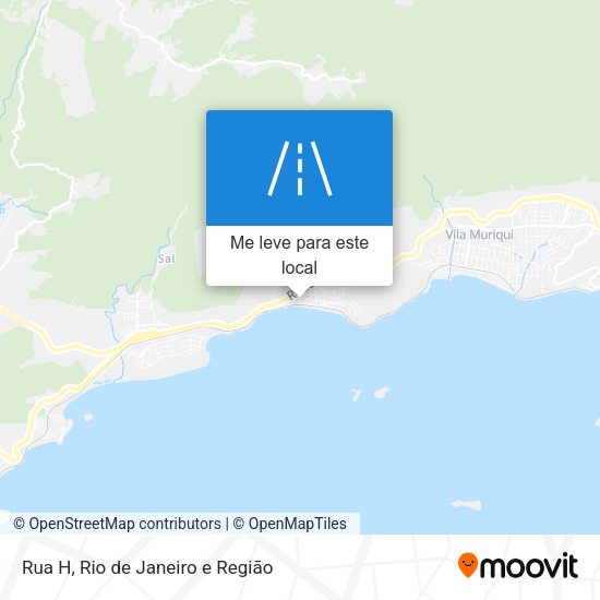 Rua H mapa