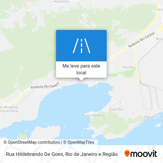 Rua Hildebrando De Goes mapa