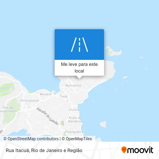 Rua Itacuá mapa