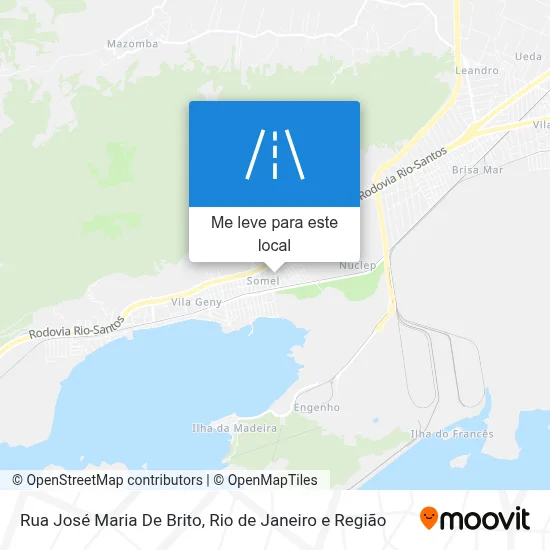 Rua José Maria De Brito mapa