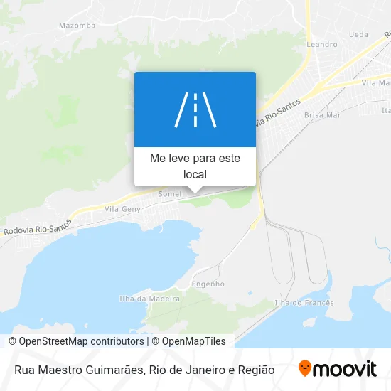 Rua Maestro Guimarães mapa
