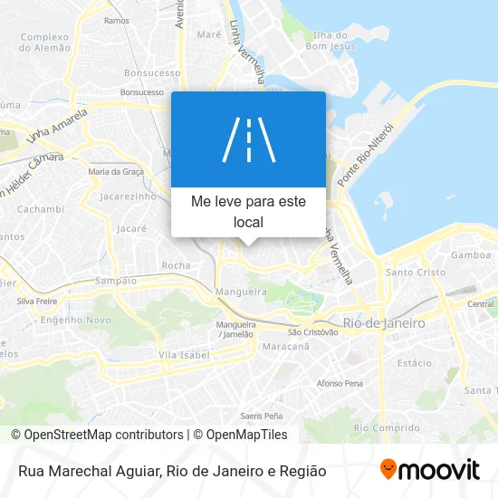 Rua Marechal Aguiar mapa