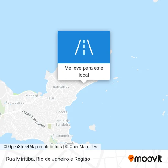 Rua Miritiba mapa