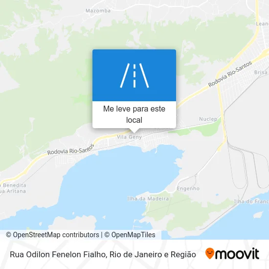 Rua Odilon Fenelon Fialho mapa