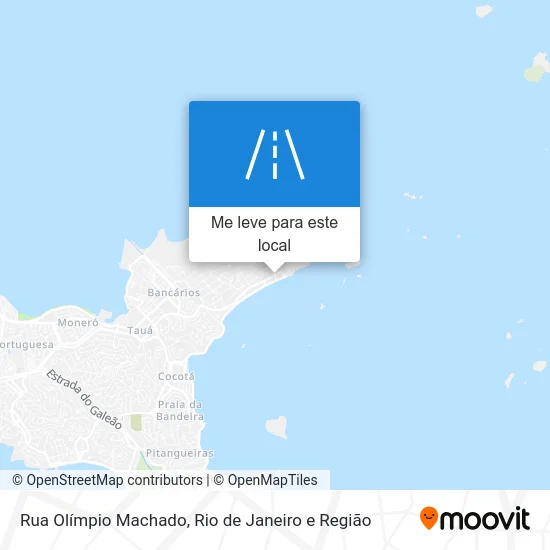Rua Olímpio Machado mapa