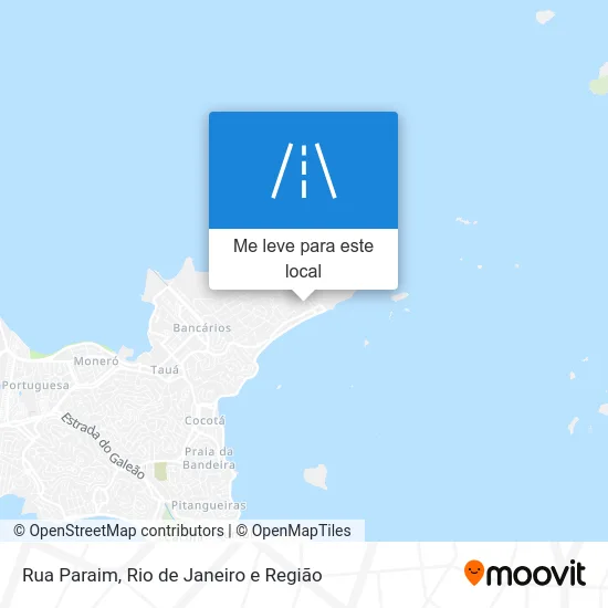 Rua Paraim mapa