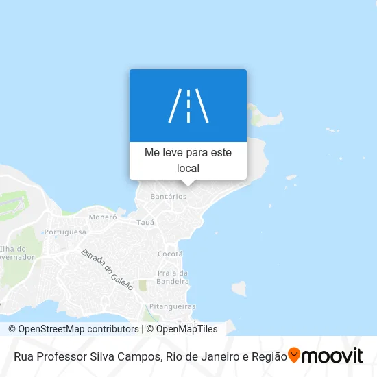 Rua Professor Silva Campos mapa