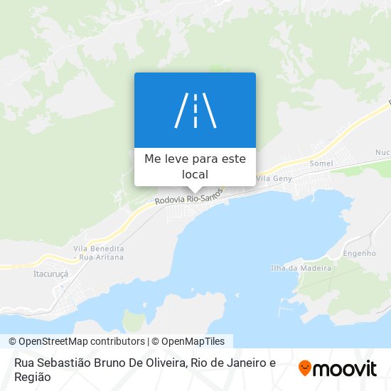 Rua Sebastião Bruno De Oliveira mapa