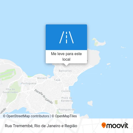 Rua Tremembé mapa