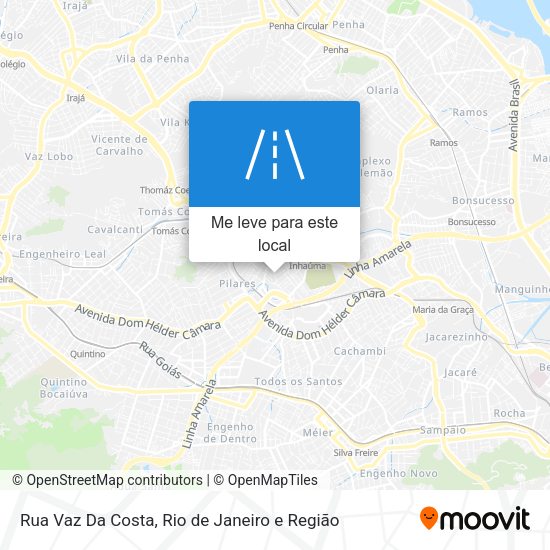 Rua Vaz Da Costa mapa