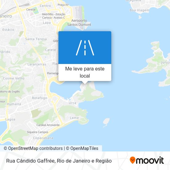 Rua Cândido Gaffrée mapa