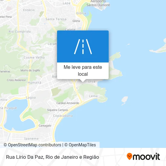 Rua Lírio Da Paz mapa