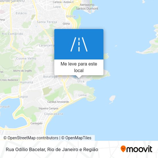 Rua Odílio Bacelar mapa