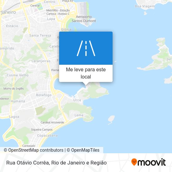 Rua Otávio Corrêa mapa
