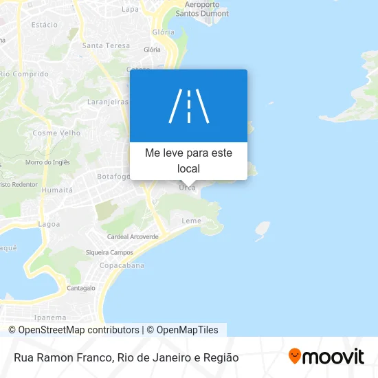 Rua Ramon Franco mapa