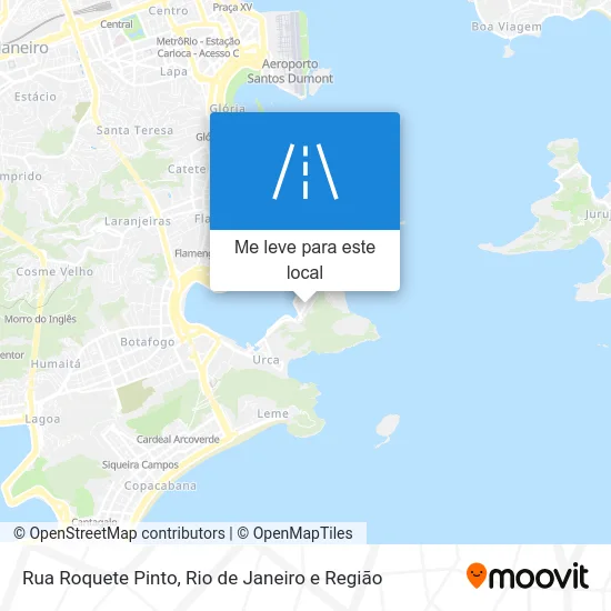 Rua Roquete Pinto mapa