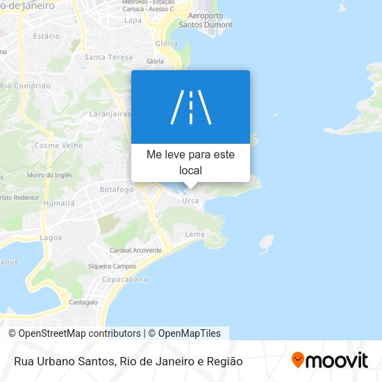 Rua Urbano Santos mapa