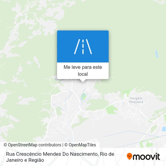 Rua Crescêncio Mendes Do Nascimento mapa